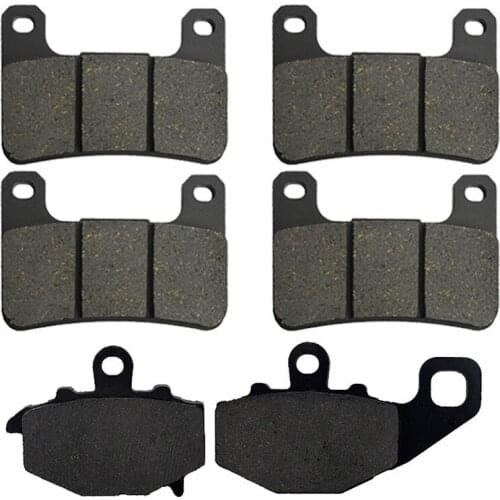 Motorcycle Front + Rear Brake Pads Disks for Kawasaki ZX10R ZX1000 E/F (08-10) ZX 10 R ZX 1000 LT379-379-192
