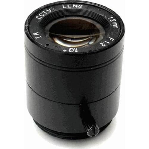 Fixed Iris Lens CS 1/3" F1.2 12mm cctv camera lens for CCTV cheap home surveillance system Smart security SL-1212F
