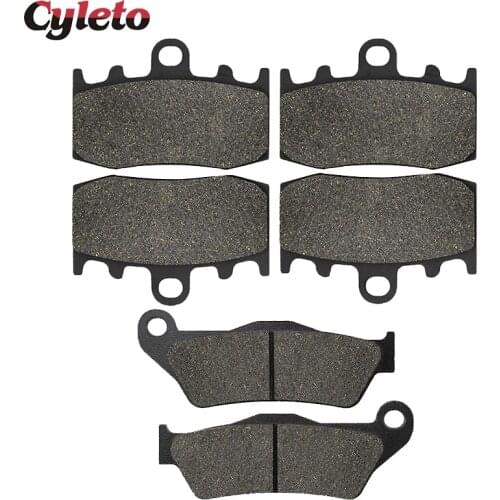 Cyleto Motorcycle Front and Rear Brake Pads for BMW R 1200 RT R1200 RT R1200RT K26 2003 2004 2005 2006 2007 2008