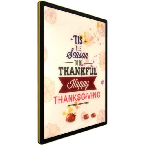 Advertising led light standing panel light box led display drive through menu board