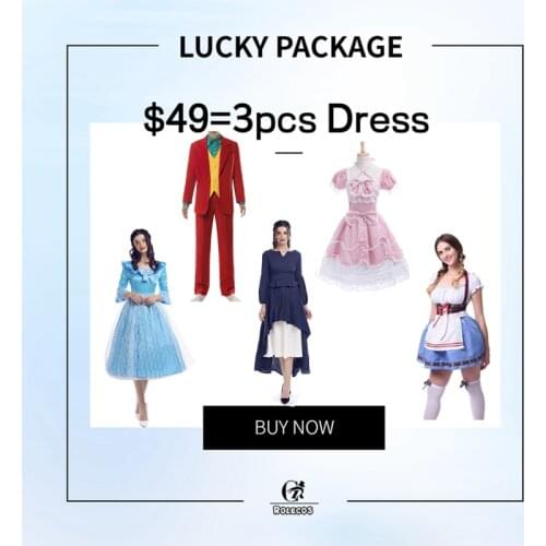ROLECOS LUCKY PACKAGE Cosplay Costume for Women Big Sale Discounts Lolita Dress Halloween Collocation Freely Fans Exclusive