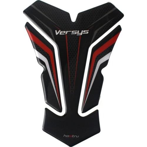 With logo Versys New 3D Motorcycle Tank Pad Protector Decal Stickers Case for Kawasaki Versys 650/650LT 1000 Versys-X300 Tank