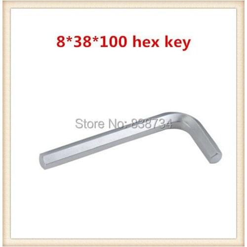 Carbon steel nickel plated 8mm*100 hex allen key size (10pcs/lot)