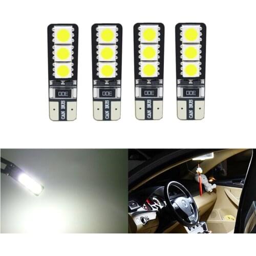 4x W5W T10 LED Canbus Bulb Car Interior Light License Plate Trunk Lamp For Kia Sportage 2011 2019 Ceed Cerato Rio 3 4 Optima KX5