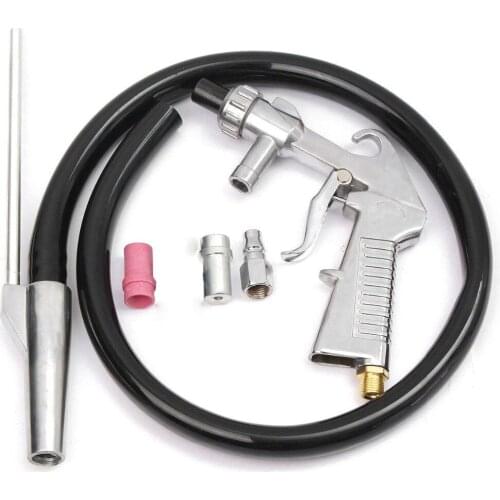 Onnfang Air Sandblaster Sandblasting Blast Gun With Nozzles and Connector+Tube Derusting Tool Kit Industrial Sandblaster Gun Hot