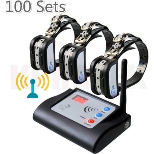 100 set KPHRTEK X882 Wireless Dog Electronic Fence System with Rechargeable and Waterproof Dog Training Collar 100Sets/lot