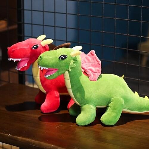60/80cm Cartoon Dinosaur Plush Toys Hobbies Huge Pterosaur Plush Dolls Stuffed Toys For Children Boys Classic Toys
