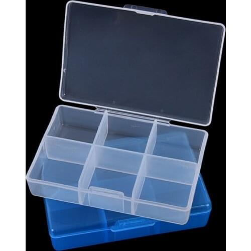 Medicine Dispenser Organizer Case Portable 7 Day Pill Medicine Tablet Pill Case Splitters 6 Compartment Pill Box Container