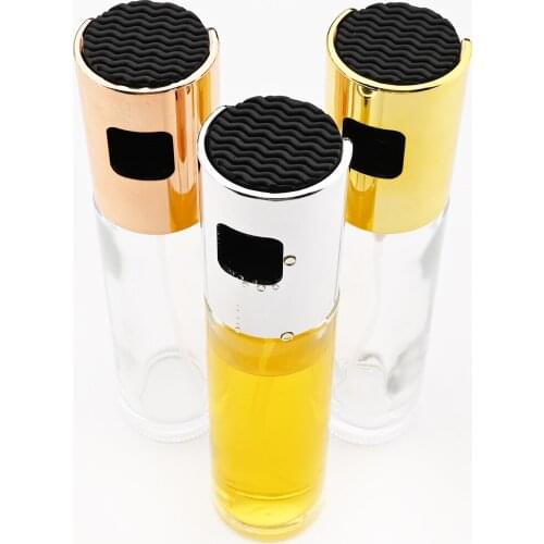Oil Dispenser Salad BBQ Water Gravy Boats Grill Glass Sprayer Kitchen Vinegar Bottle Baking Oil Spray Empty Bottle Cooking Tool