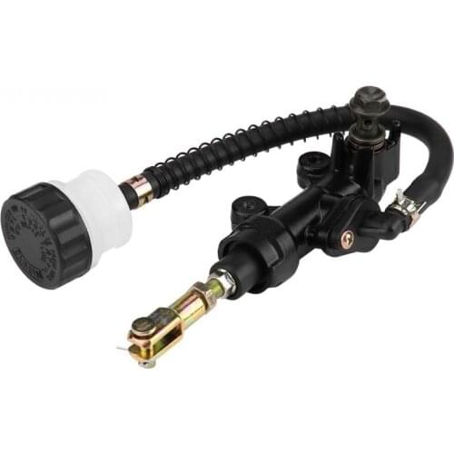 For Suzuki GSXR 600 750 1000 1300 Motorcycle Rear Foot Brake Hydraulic Master Cylinder Pump Reservoir