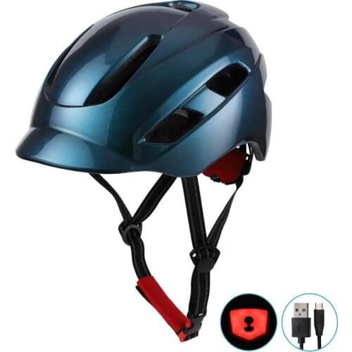 EPS cycling helmet with light smart USB charging lamp helmet integrated road mountain bike helmet bike accessories