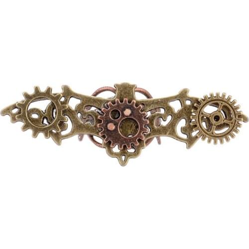 Interesting Design Cool Bat With Gear Parts Vintage Steampunk Ring Jewelry