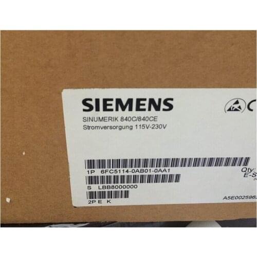 6FC5114-0AB01-0AA1 Siemens 6FC51140AB010A Delta Power Supply New In Box