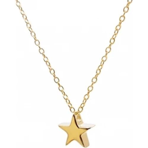 BOAKO Mini Star Necklace For Women 2020 Silver 925 Jewelry Necklace Charms Chains For Jewelry Collar Bijoux Femme #7.7
