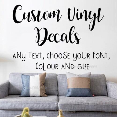 Personalized Decal Vinyl Wall Stickers For Kids Rooms Custom Names Baby Room Home Decoration Accessories For Living Room L02