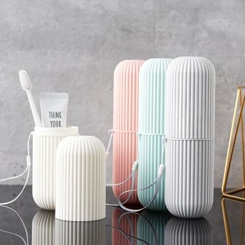 Portable ToothBrush Storage Box Travel Toothbrush Cover Protect Case Women Men Bathroom Wash Toiletries Waterproof Bag Case