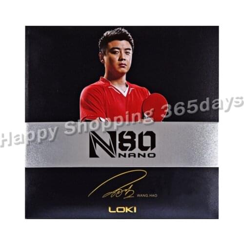 LOKI N80 High-density Yellow Sponge Table Tennis Rubber Pips In High Sticky Strong Spin Ping Pong Rubber for Loop and Control