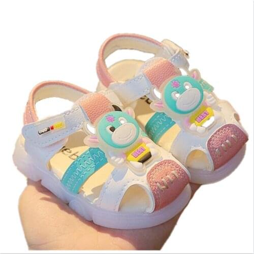 2021 Baby Toddler Boys Shoes Soft Bottom Sandals Children Breathable Anti-slippery Girls Shoes Baby toddler sandals Size 16-25