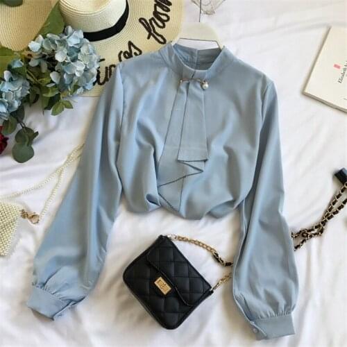 Женские белые рубашки Sanishroly China At AliExpress