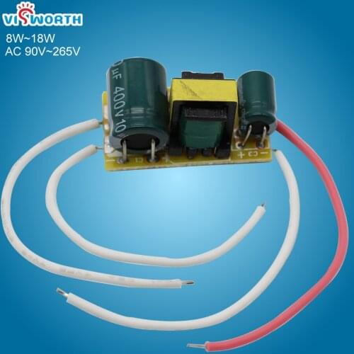 10pcs/lot) IC LED Driver Lighting Transformers LED Lamp 5730 Led Light Driver with Wire 180mA~230mA Input AC 85V~265V