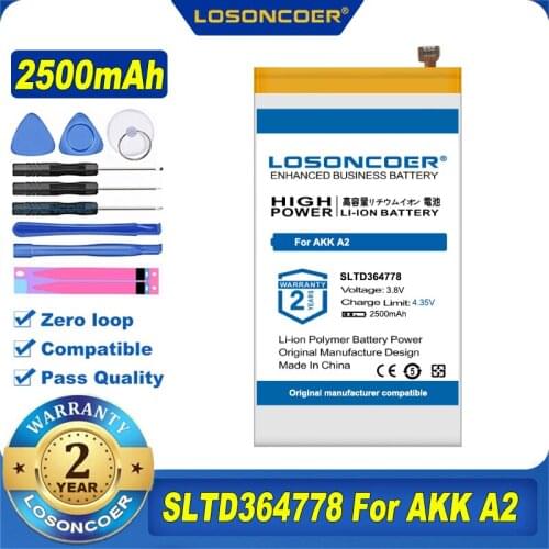 100% Original LOSONCOER 2500mAh~3200mAh SLTD364778 344590P 394891P Battery For Host A2 A3 A4 headset Battery