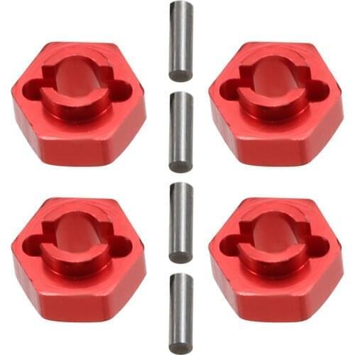 4PCS 3mm Aluminum Alloy Hex Adapter for 1/24 AXIAL SCX24 AXI90081 AXI00001 AXI00002 RC Car Accessories Upgrade Tools for RC Cars