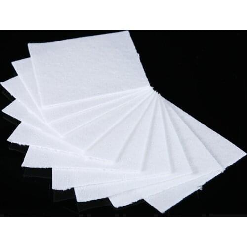 50 Sheets Ceramic Fiber Square Microwave Kiln Glass Fusing Paper 75x75x1mm For Household Tools