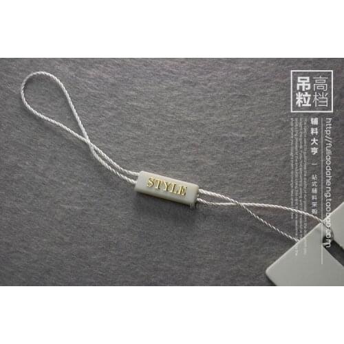 500PCS "STYLE" clothes seal/ plastic seal tag/string lock /string buckle/string hang tag/STRING SEAL