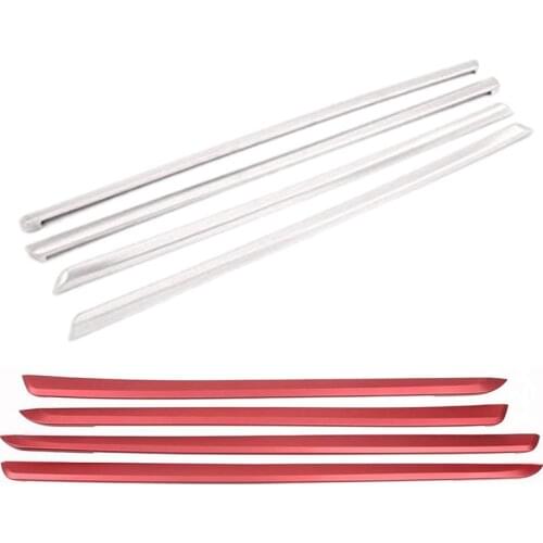 Car Styling Door Panel Decoration Stickers Trim Doorknob Covers for BMW 3/4 Serises F30 F32 F34 2017-19 Interior Accessories