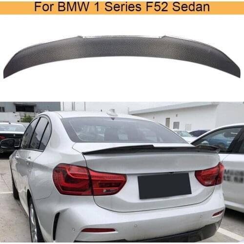F52 Carbon Fiber / FRP Car Rear Trunk Wing Spoiler for BMW 1 Series F52 Sedan 2016 2017 2018 2019 2020