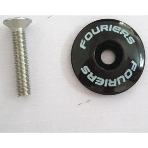 FOURIERS MTB Mountain Bike Headset Caps Bicycle Parts UD 100% carbon Headset Top Cap
