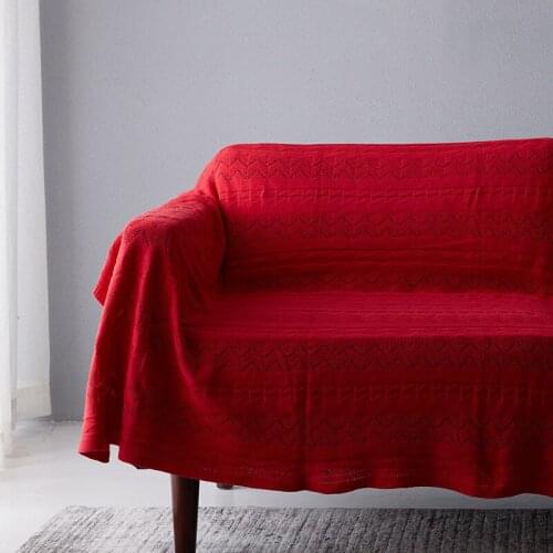 Coton Knitted Comfortable Recliner Divan Balnket Bedding Sheet Patio Chair Cover Stroller Quilt