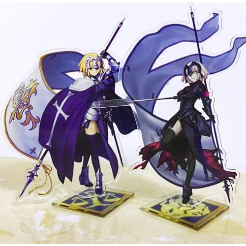 Fate Stay Night Acrylic Stand Model Toys Servant Joan of Arc Anime Figure Decoration Action Figure Collectible Toy