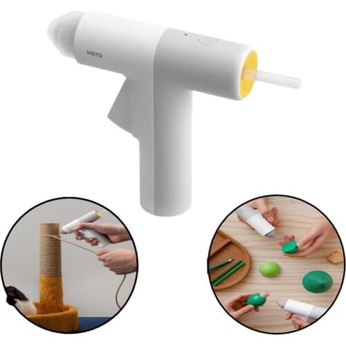 4V Hot Glue Gun with Lithium Battery Portable Cordless Glue With Glue Stick 125mm For Hand Craft Home DIY Tools Repair Tool