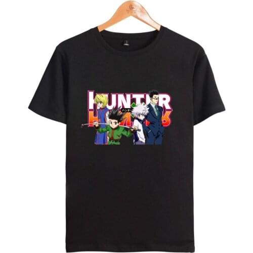 Hunter X Hunter T Shirt Short Sleeve Mens T-shirt Kpop 2020 Clothes Print Casual O-neck Harajuku Cotton Men / Women Summer