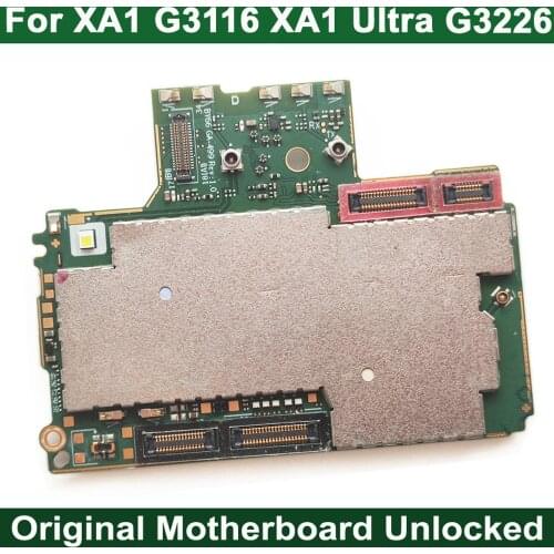 HAOYUAN.P.W Original Work Unlocked Main Motherboard Logic Circuit Board For Sony Xperia XA1 Ultra G3266 XAIU Electronic panel