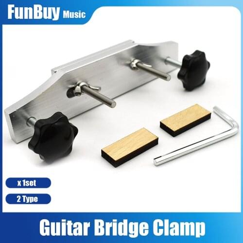 Stainless Steel Guitar Bridge Clamp Guitar Bridge Repair Maintenance Tool Durable