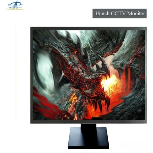 19 Inch 1280 * 1024P Industry CCTV Monitor Metal Case PAL NTSC SECAM BNC TFT LCD Screen For DVD Xbox PS4 Laptop Display
