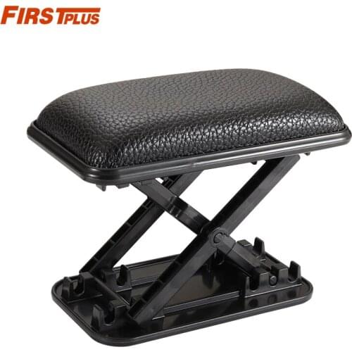 Adjustable PU Leather Auto Seat Gap Filler Organizer With Armrest Holder Mobile Coin Card Holder With Arm Rest Car Styling