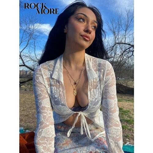 Кружевные блузки Rockmore China At AliExpress