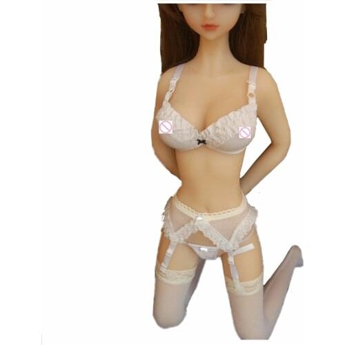 MMGG sexy white set real doll bra set costume size for BJD mini doll