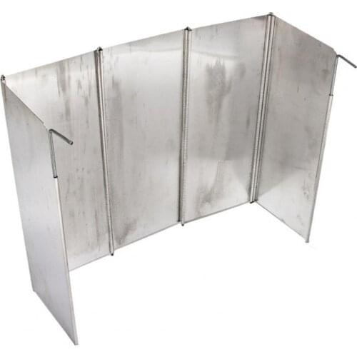 5 Plates Foldable Gas Stove Windshield Outdoor Camping Cooking Burner Windproof Screen Aluminium Alloy Outdoor Stove Wind Shield