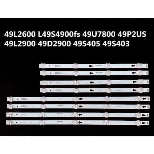 80pcs LED Backlight strip for Toshiba 49L2600 L49S4900fs 49U7800 49P2US 49L2900 49S405 49S403 49D2900 D49A620U TOT_49_D2900
