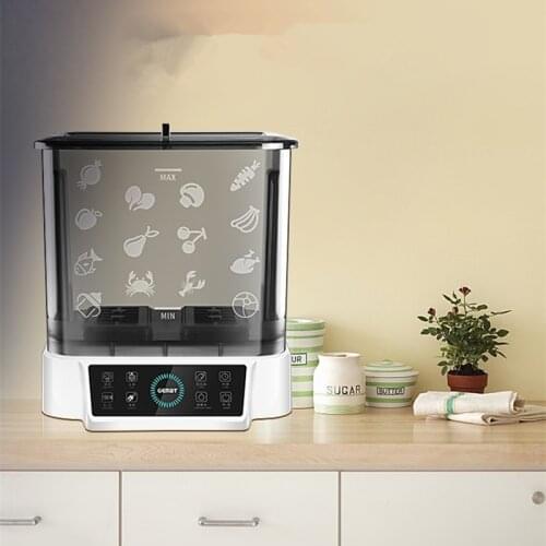 220V Vegetable Washer Fruit Vegetable Washing Machine Home 12L Cleaning Fruit and Vegetable Disinfection Ultrasonic Sterilizer