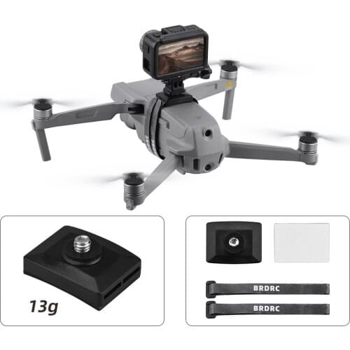 Upper Adapter for Mavic 2/Air 2/Pro/Mini/Mini 2/Air/FIMI X8SE 2020/Hubsan Zino Drone Sports Cameras Bracket Mount Adapter
