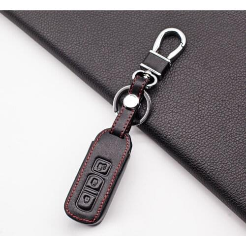 High Quality Soft Leather Case Cover for Honda N Nbox Plust Box Personalized NO Wagon N 3 Buttons Smart Key Case