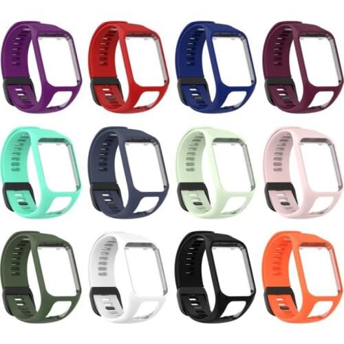 Replacement Bracelet Soft Watchband For TomTom Runner 2/3/4 Sports Replacement Wrist Band Silicone Smart Accessories Bracelet