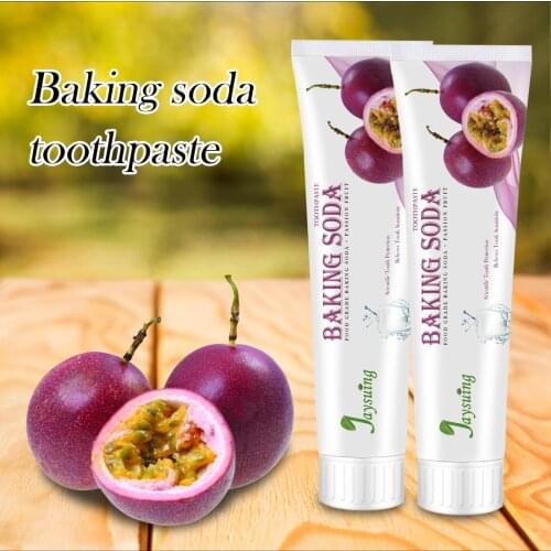 1Pc Family Fruit Flavor Baking Soda Toothpaste Bamboo Toothbrush Teeth Whitening Fresh breath Remove Tooth stains Oral Cleaning