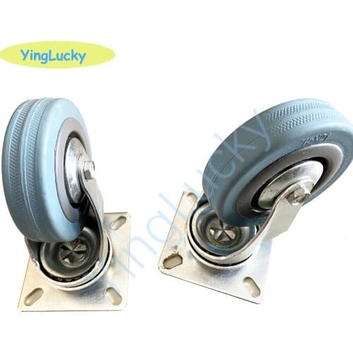 2Pcs Arcade Cabinet 75mm Diameter Swivel Caster Silent Rubber for DIY Arcade Game Machine Cabinets