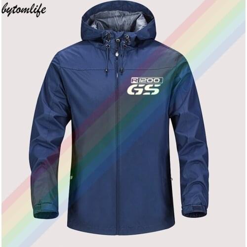2021 NEW Bmw 1200 Gs Funny Autumn Winter Sailing Hiking Outdoor Hooded Windproof Jacket Men Top Quality Soft Asian Size